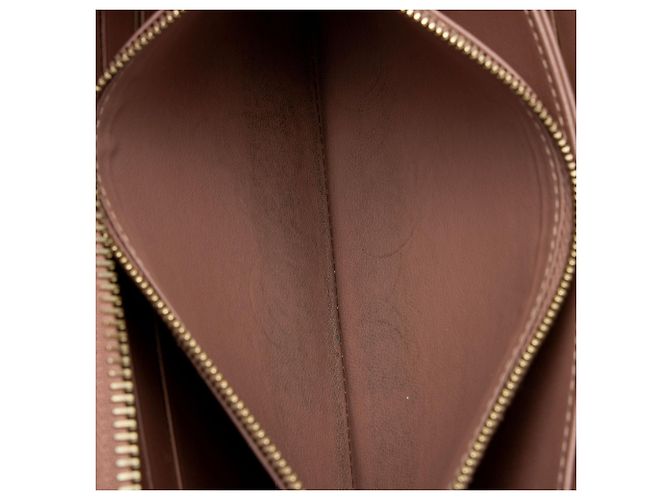 Portafoglio Zippy Louis Vuitton Monogram Vernis Marrone Beige - vista 8