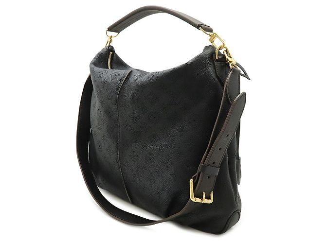 Borsa Louis Vuitton Mahina Selene MM Nera Nero - vista 2