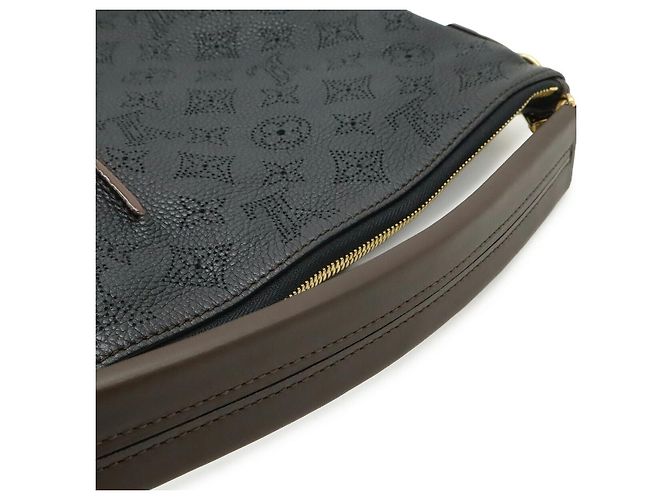 Borsa Louis Vuitton Mahina Selene MM Nera Nero - vista 4