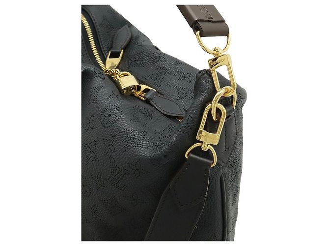 Borsa Louis Vuitton Mahina Selene MM Nera Nero - vista 7