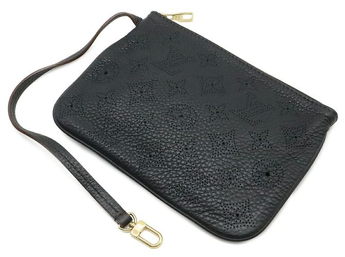Borsa Louis Vuitton Mahina Selene MM Nera Nero - vista 9