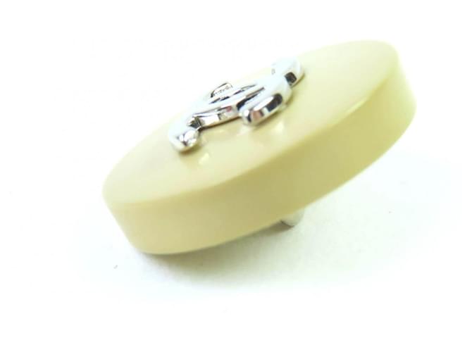 Accessorio bottone Chanel COCO Beige - vista 5