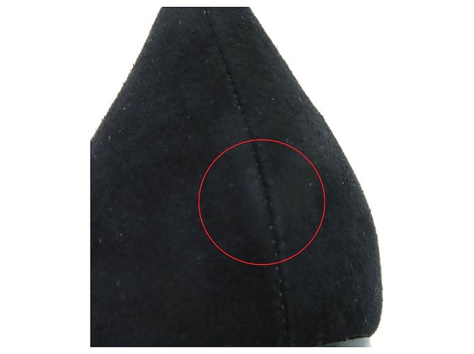 Hermès Décolleté Bilbao Kelly Buckle Suede Hermes Nero - vista 12