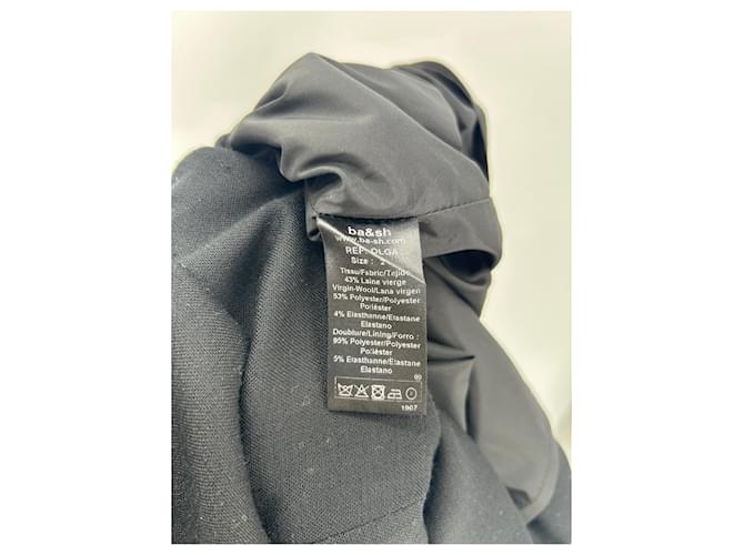 Ba&Sh Schwarzer Rock aus Polyester - Ansicht 6