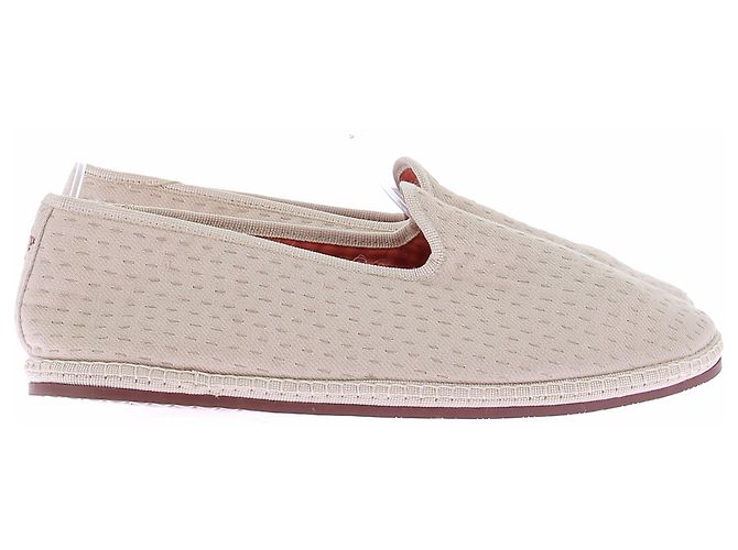 Loro Piana Ballerinas aus Ecru-Canvas Beige - Ansicht 4