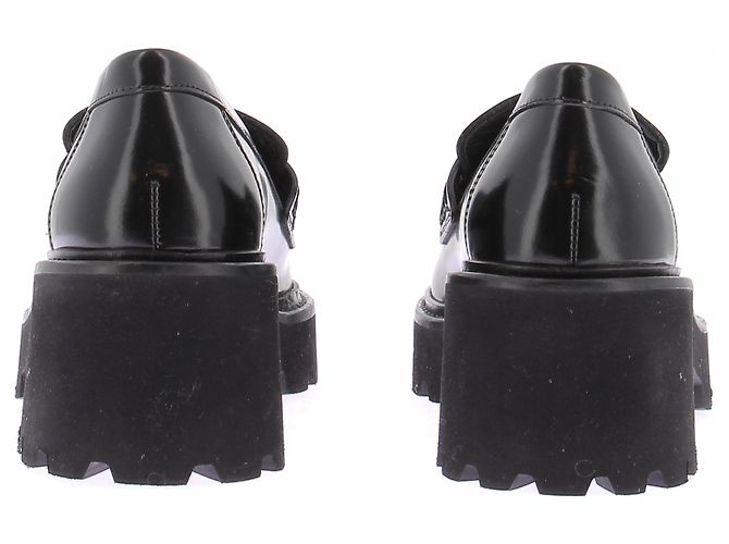 Ba&Sh Mocassini in pelle nera Nero - vista 3