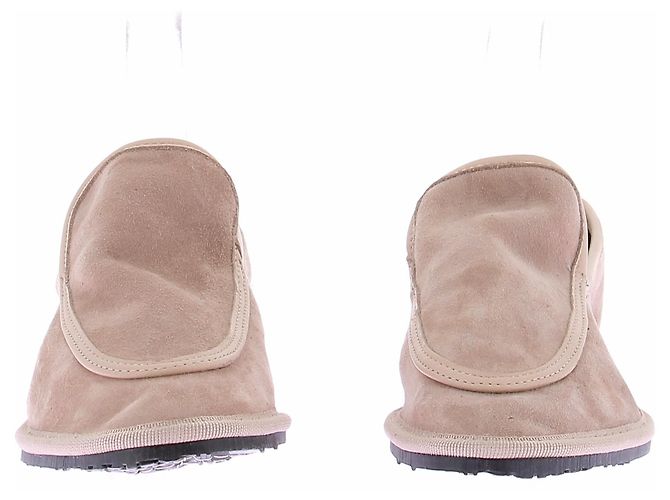 Autre Marque Mocassini in scamosciato beige "Melanie" - vista 2