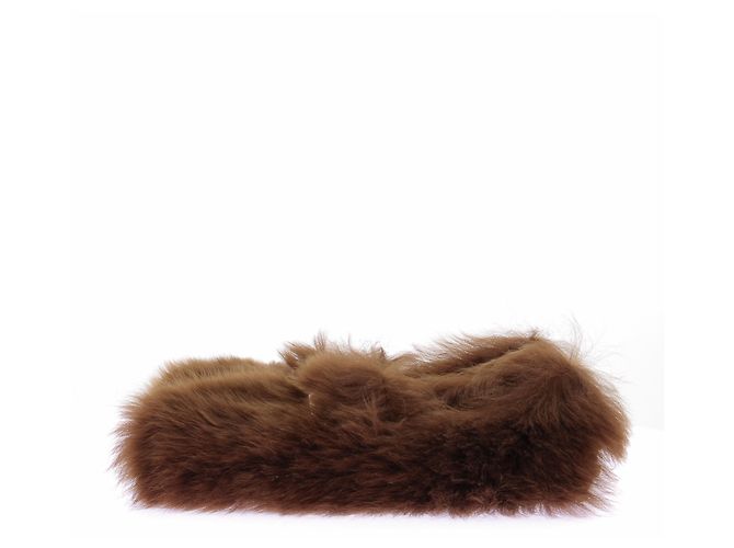 Tod's Mocassini "Gommimo" in shearling marrone - vista 5