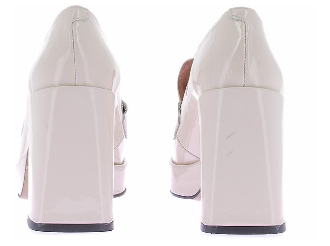 Jonak Mocassini con tacco bianchi Bianco - vista 3