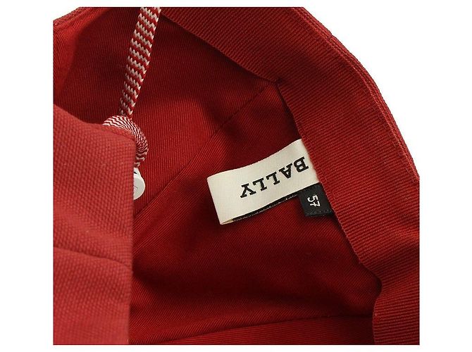Bally Unisex Baseball Cap Brick Red mit Logo - Ansicht 4