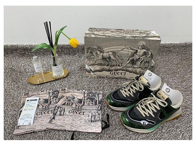 Gucci Ultraverse Crocodile Verde - vista 10
