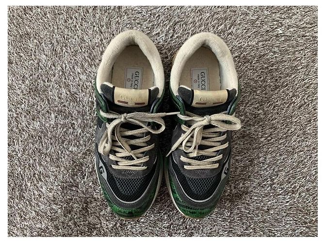 Gucci Ultraverse Crocodile Verde - vista 2