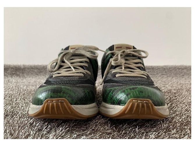 Gucci Ultraverse Crocodile Verde - vista 3