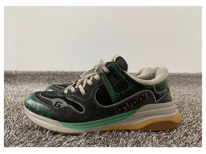 Gucci Ultraverse Crocodile Verde - vista 4