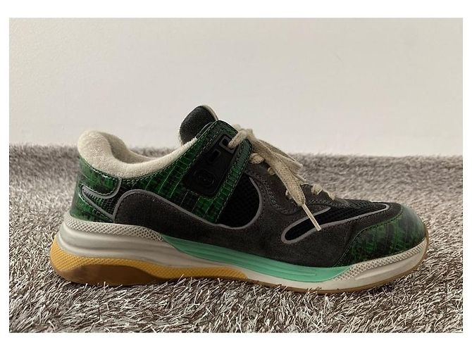 Gucci Ultraverse Crocodile Verde - vista 5
