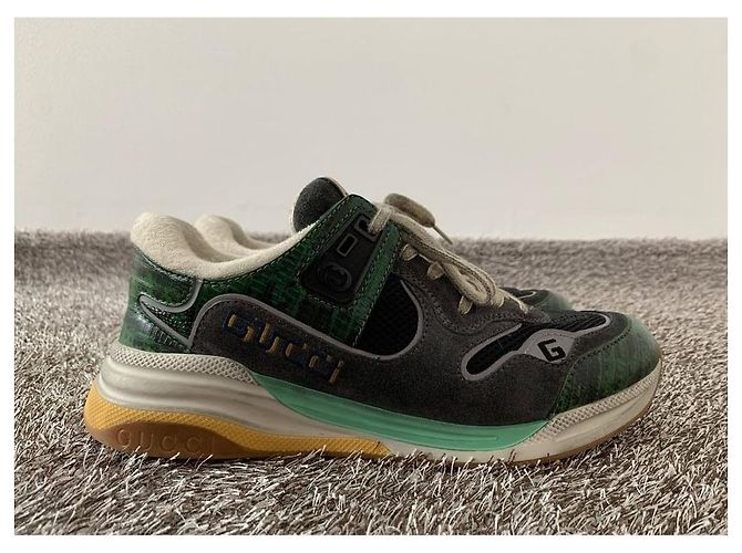 Gucci Ultraverse Crocodile Verde - vista 6