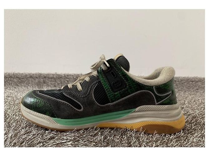 Gucci Ultraverse Crocodile Verde - vista 7