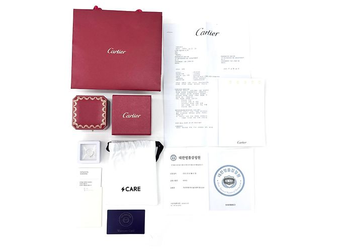 Cartier Love Ring Solitär Diamant Ehering Carat Weiß - Ansicht 10