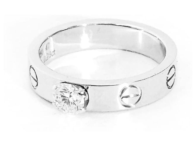 Cartier Love Ring Solitär Diamant Ehering Carat Weiß - Ansicht 3