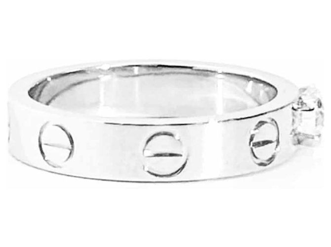 Cartier Love Ring Solitär Diamant Ehering Carat Weiß - Ansicht 6
