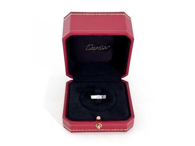 Cartier Love Ring Solitär Diamant Ehering Carat Weiß - Ansicht 8