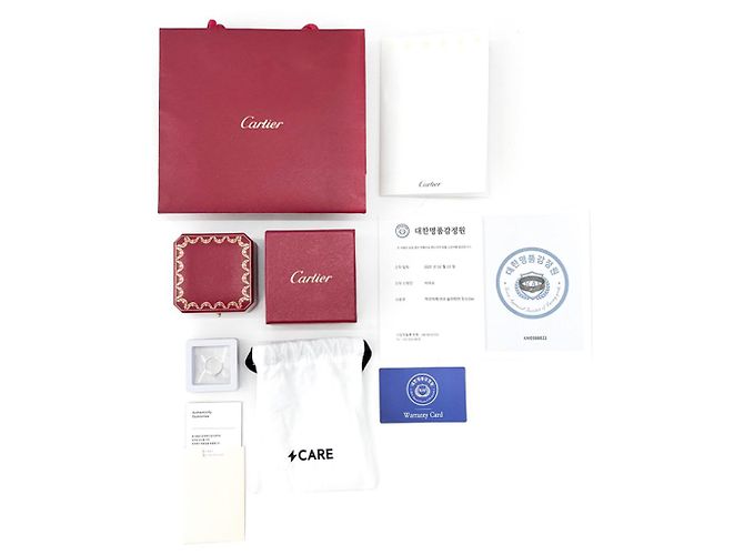 Cartier Love Ring Solitär Diamant Ehering Carat Weiß - Ansicht 9