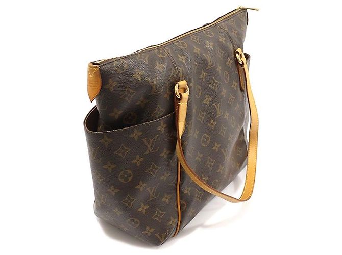 Louis Vuitton Borsa a tracolla Totally MM in tela Monogram Marrone - vista 2