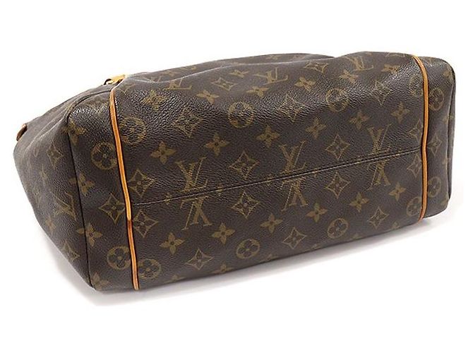 Louis Vuitton Borsa a tracolla Totally MM in tela Monogram Marrone - vista 4