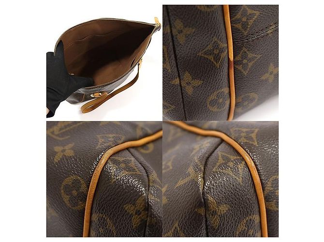 Louis Vuitton Borsa a tracolla Totally MM in tela Monogram Marrone - vista 5