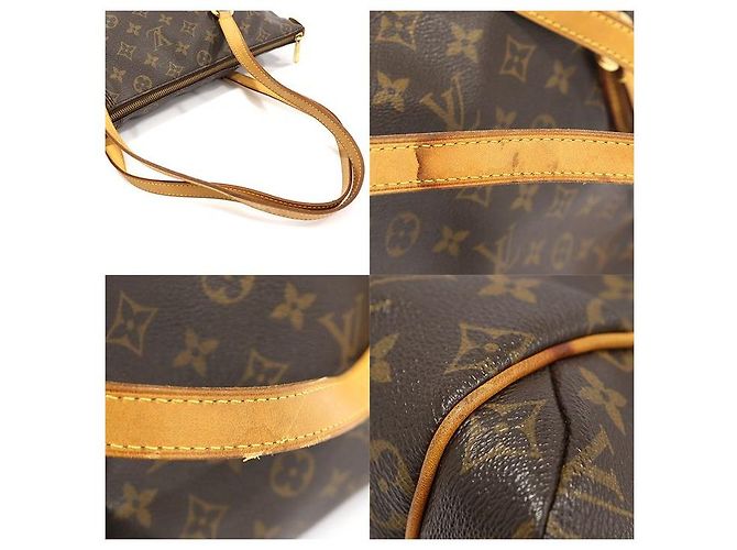 Louis Vuitton Borsa a tracolla Totally MM in tela Monogram Marrone - vista 6