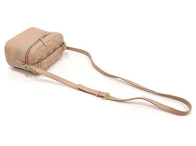 Dior Piccola beauty case Cannage in agnello rosa - vista 4