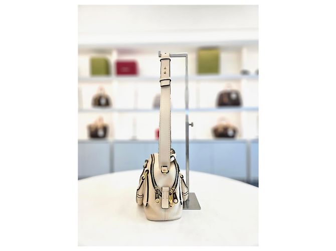 Chloé Daria Small Tote und Schultertasche Weiß - Ansicht 11