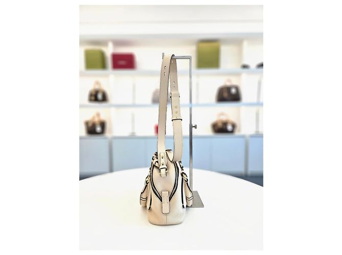 Chloé Daria Small Tote und Schultertasche Weiß - Ansicht 12