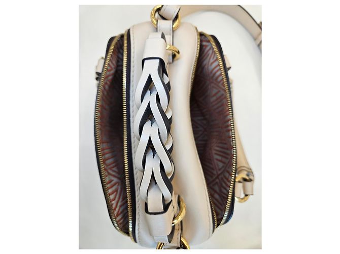 Chloé Daria Small Tote und Schultertasche Weiß - Ansicht 19