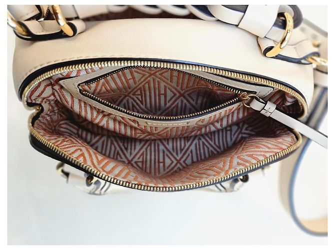 Chloé Daria Small Tote und Schultertasche Weiß - Ansicht 26