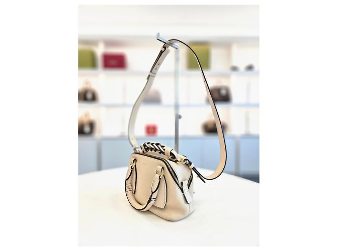 Chloé Daria Small Tote und Schultertasche Weiß - Ansicht 9