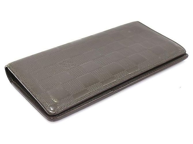 Louis Vuitton Brown Damier Infini Leather Braza Wallet - view 4