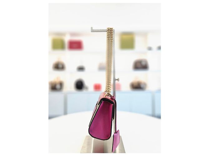 Gucci Piccola borsa a tracolla e crossbody Paddy Lock in GG Supreme con catena Marrone - vista 14