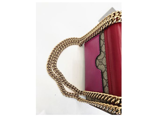 Gucci Piccola borsa a tracolla e crossbody Paddy Lock in GG Supreme con catena Marrone - vista 20