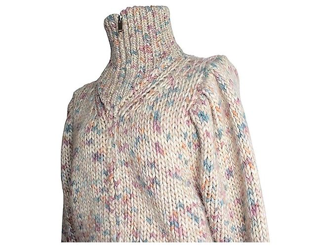 Isabel Marant Étoile Strickjacke mit Reißverschluss in Multicolor Blau - Ansicht 4