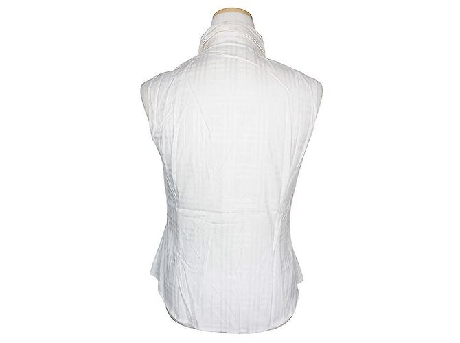Burberry Camisa sin mangas marfil Blanco - vista 2