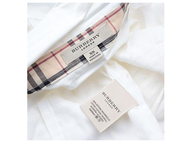 Burberry Camisa sin mangas marfil Blanco - vista 3