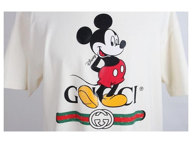 Gucci T-shirt Oversized Avorio Bianco - vista 6