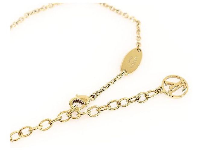Louis Vuitton Collana Iconica in Oro e Cristallo D'oro - vista 4