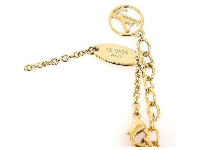 Louis Vuitton Collana Iconica in Oro e Cristallo D'oro - vista 5