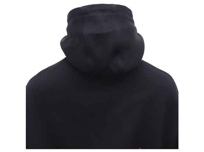 Prada Giacca con cappuccio e zip con logo grafico Nero - vista 6