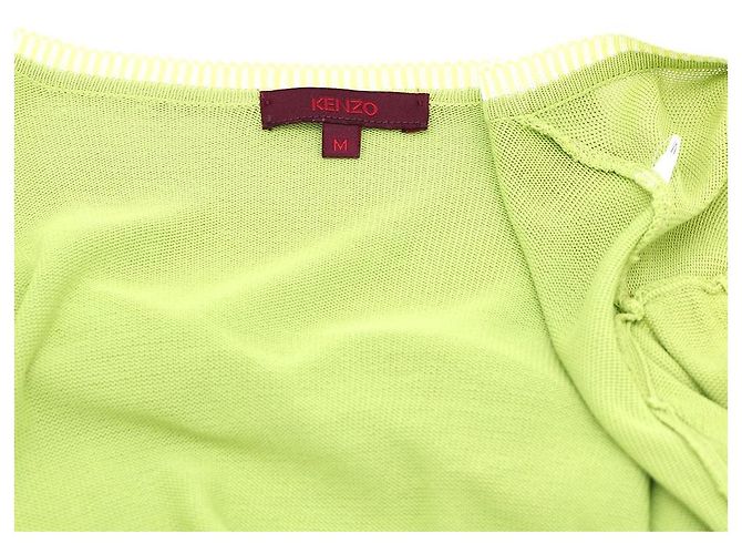 Kenzo Conjunto de cardigan e regata verde - vista 11