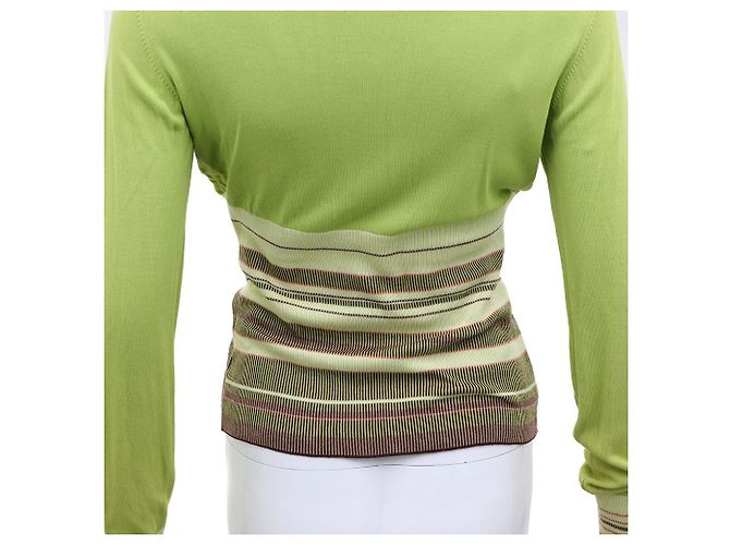 Kenzo Conjunto de cardigan e regata verde - vista 7