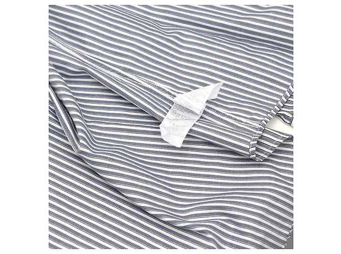 Ermenegildo Zegna Camicia a righe Blu - vista 11