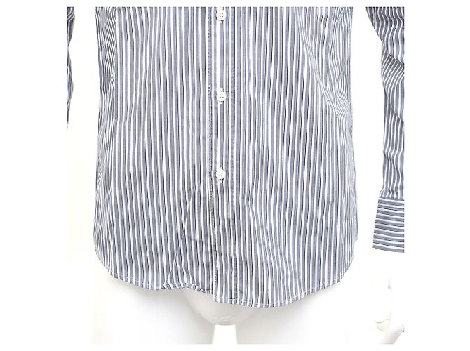 Ermenegildo Zegna Camicia a righe Blu - vista 4